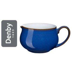 DENBY Imperial Blue Sauce Boat - English Stoneware